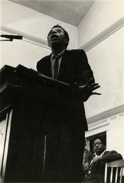 Photo of James Baldwin by Danny Lyon