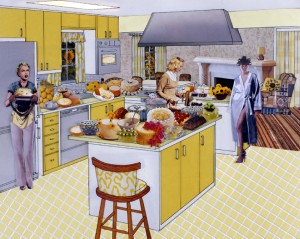 Laurie Simmons, The Instant Decorator (Yellow Kitchen)